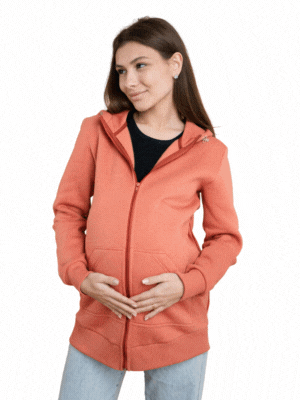 uso premama de las sudaderas de porteo love and carry